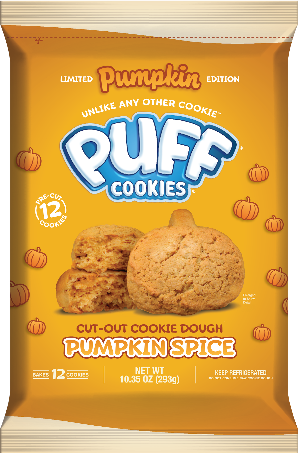 slide 1 of 2, Puff Cookies Cookie Dough Confetti 12.65oz, 12.65 oz