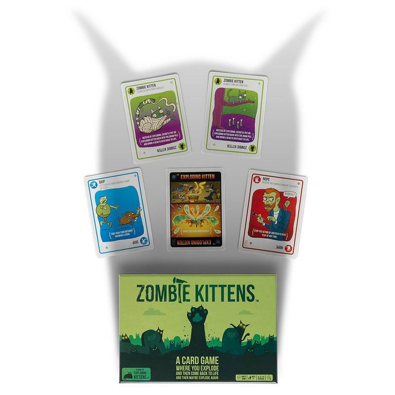 slide 4 of 7, Zombie Kittens Game by Exploding Kittens, 1 ct