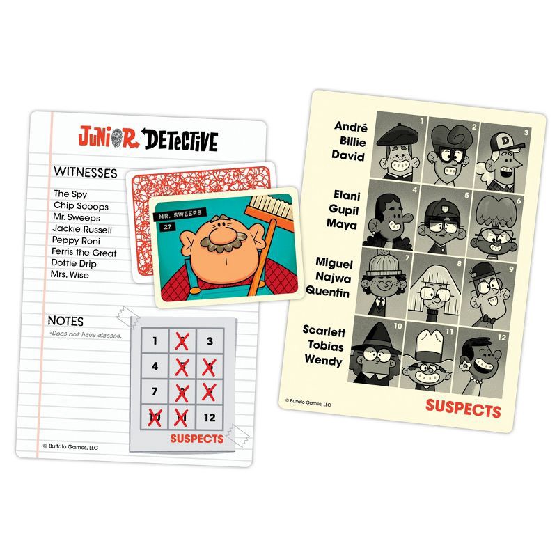 slide 5 of 9, Buffalo Games Junior Detective Board Game, 1 ct
