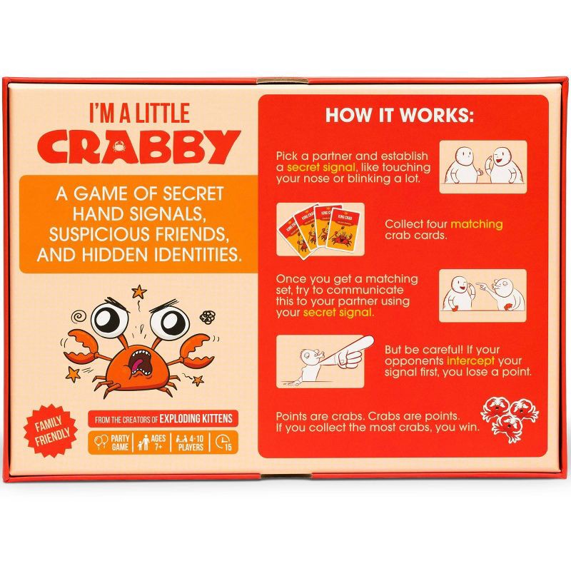 slide 3 of 6, I'm a Little Crabby Game by Exploding Kittens, 1 ct