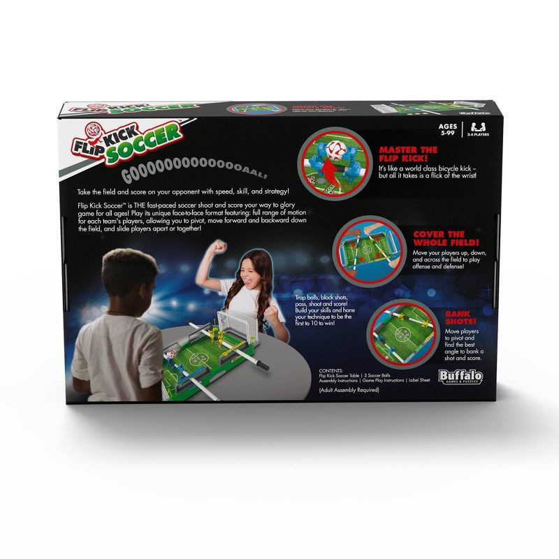 slide 3 of 8, Buffalo Games: Flip Kick Soccer Game, 1 ct