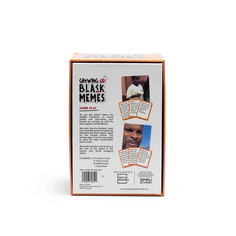 slide 2 of 5, Simpli Gaming Growing Up Black Memes Card Game, 1 ct
