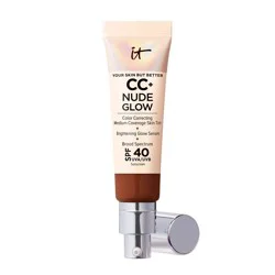 IT Cosmetics Your Skin But Better CC Cream Nude Glow SPF - Deep - 1.08 fl oz - Ulta Beauty: Hyaluronic Acid, Sun Protection, Anti-Aging
