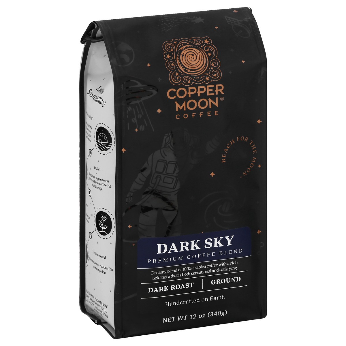 slide 2 of 11, Copper Moon Dark Sky Ground - 12 oz, 12 oz