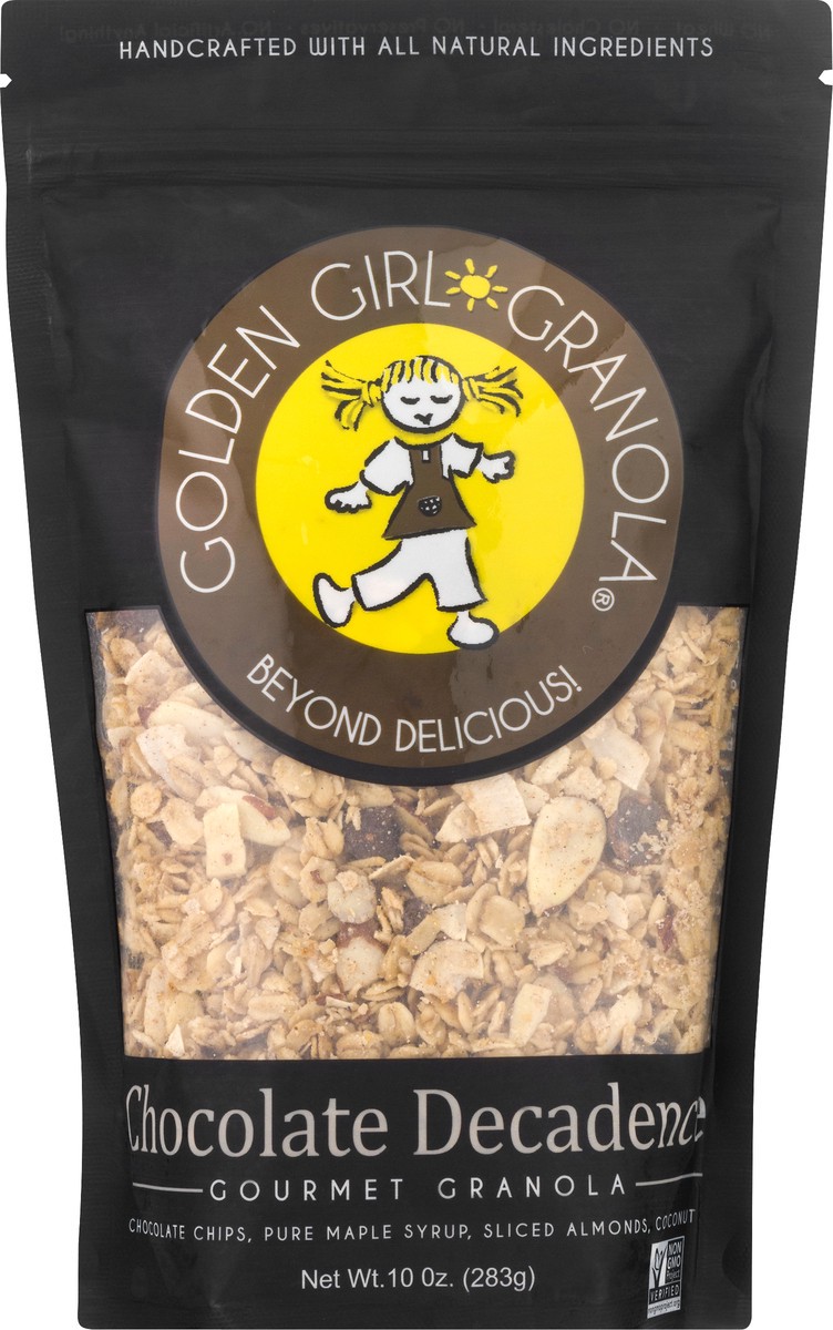slide 2 of 13, Golden Girl Granola Gourmet Chocolate Decadence Granola - 10 oz, 10 oz