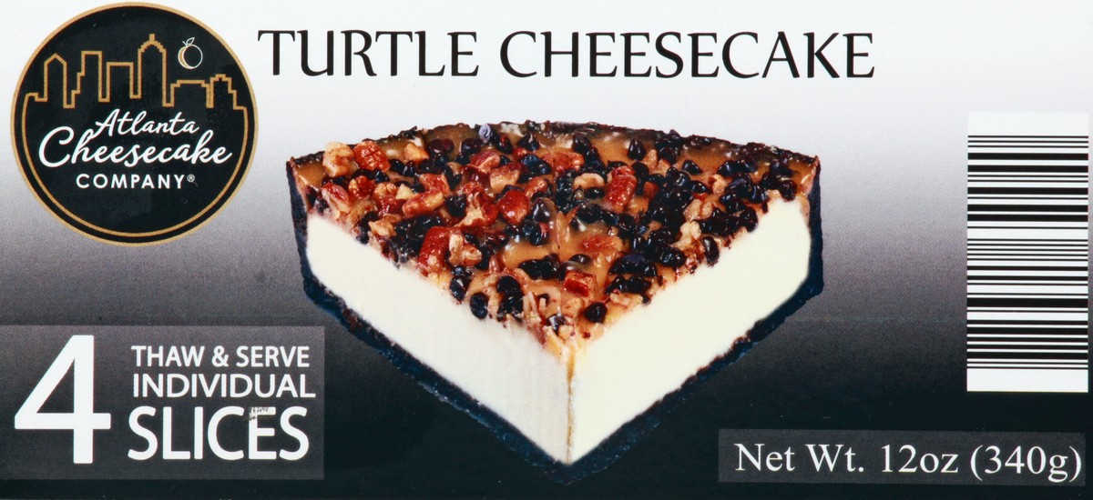 slide 8 of 12, Atlanta Cheesecake Company Turtle Cheesecake 4 ea, 12 oz