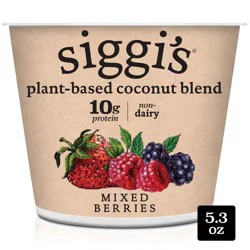 Siggi's Mixed Berries Plant-Based Coconut Blend Yogurt Alternative - 5.3oz