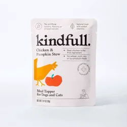 Chicken and Pumpkin Flavor Puree Pouch Dog Treat - 2.47oz - Kindfull™
