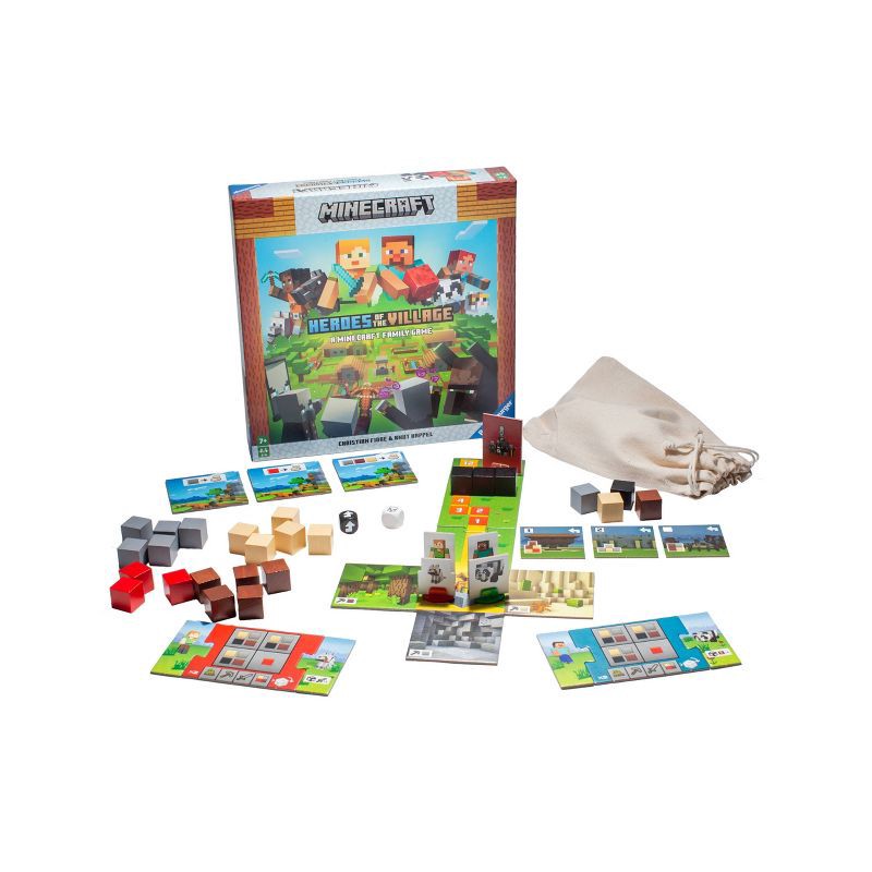 Minecraft Heroes of The Village Board Game