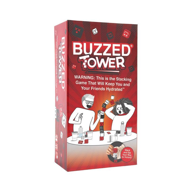 slide 1 of 10, What Do You Meme? Buzzed Tower Party Game, 1 ct