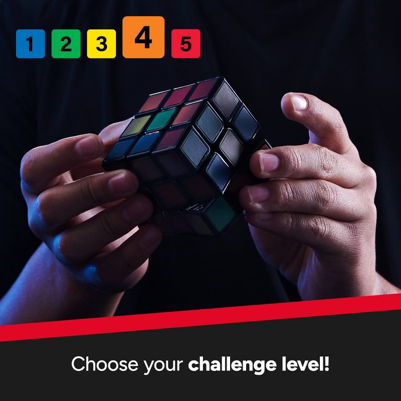 slide 6 of 6, Rubik's Phantom 3x3 Cube Advanced Brainteaser, 1 ct