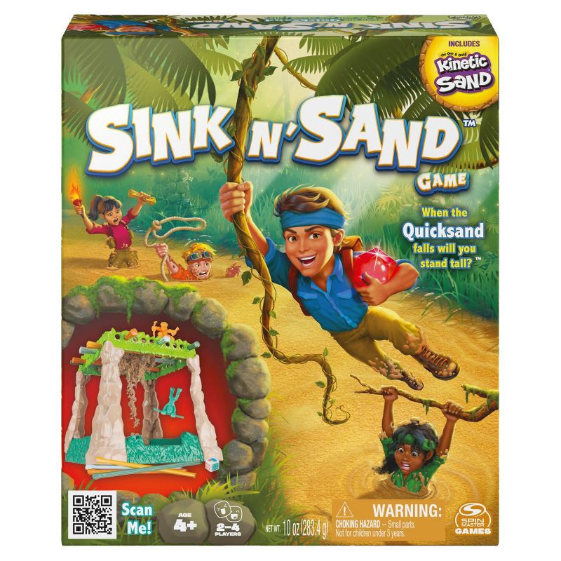 slide 3 of 10, Spin Master Games Sink N' Sand Game with Kinetic Sand, 1 ct