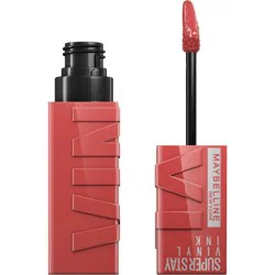 Maybelline Super Stay Vinyl Ink Liquid Lipstick - 15 Peachy - 0.14 fl oz: Shine Enhancing, Single Container, Light Tones Palette