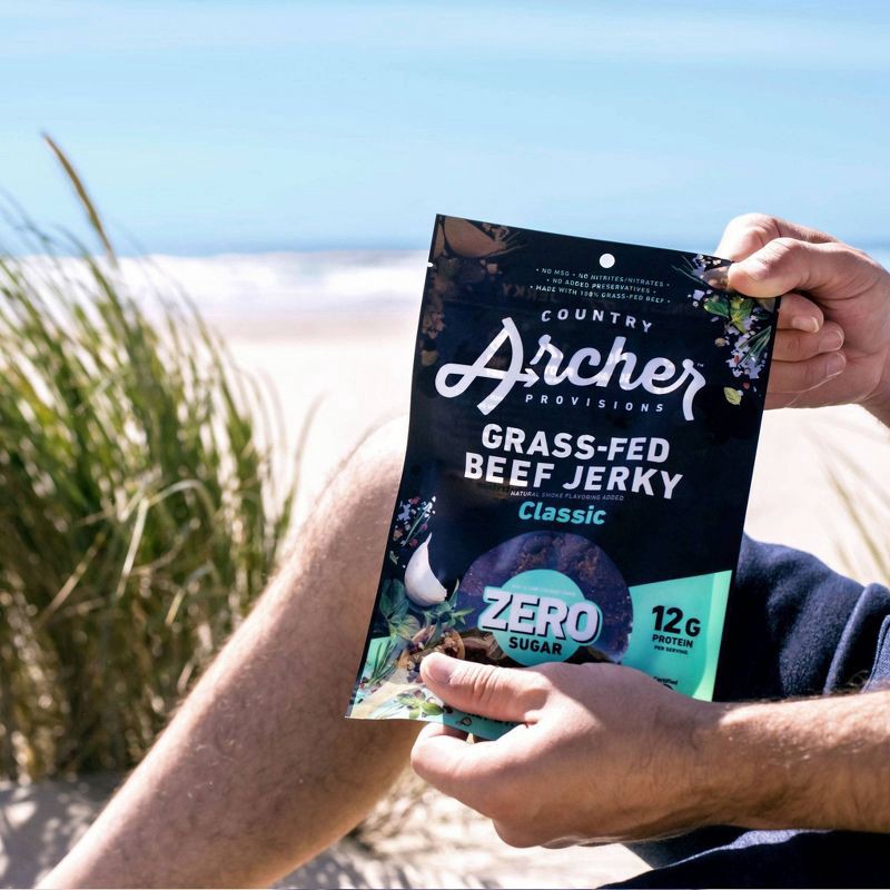 slide 4 of 4, Country Archer Jerky Co. Country Archer Zero Sugar Original Beef Jerky - 5.3oz, 5.3 oz