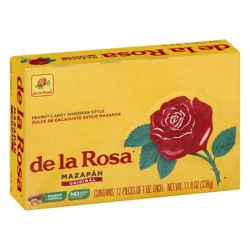 De La Rosa Mazapan Regular Display Candy - 24oz/12ct