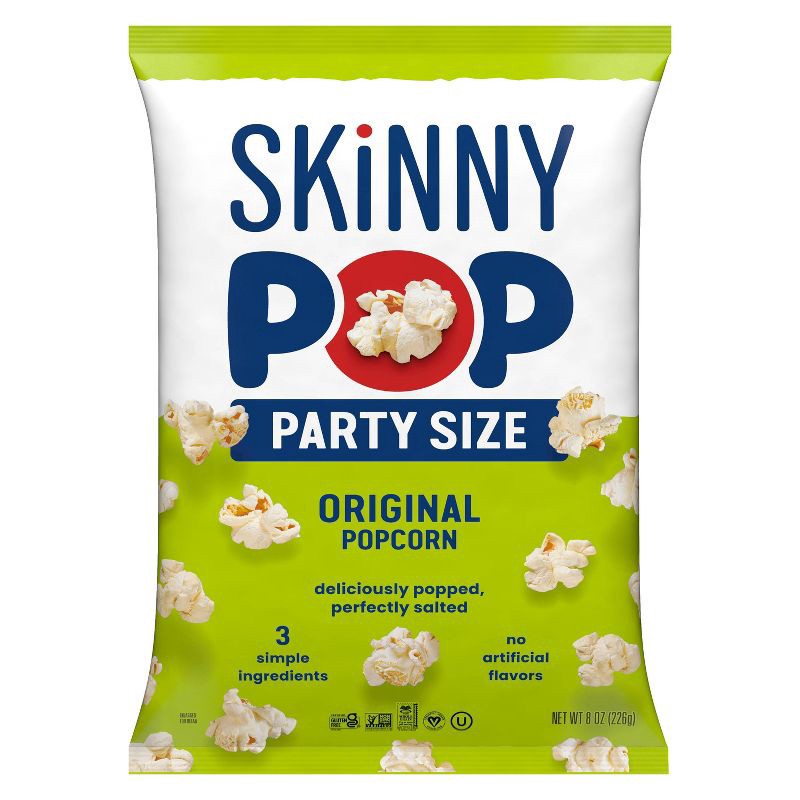 slide 1 of 6, SkinnyPop Original Popcorn Family Size - 8oz, 8 oz