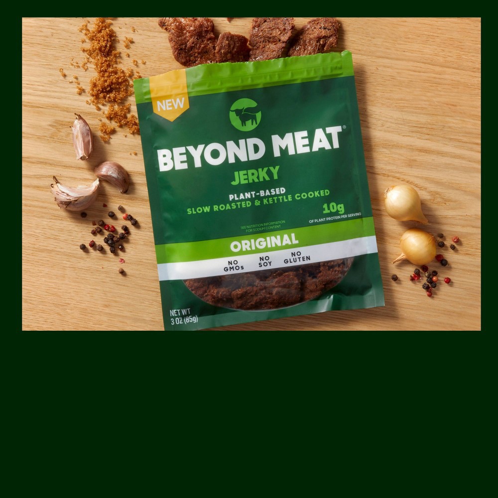 slide 3 of 5, Beyond Meat Plant-Based Jerky Original, 3 oz
