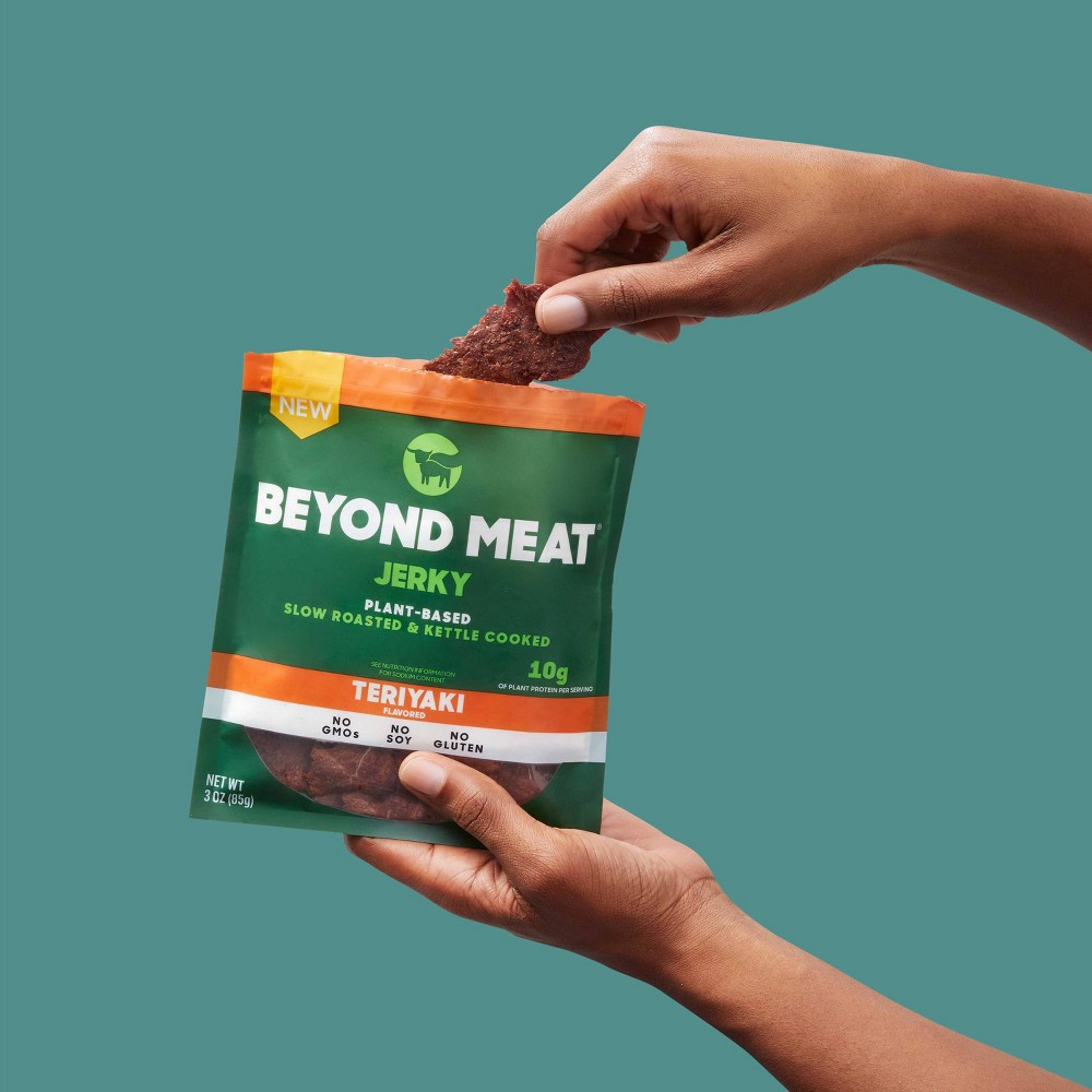 slide 3 of 6, Beyond Meat Plant-Based Teriyaki Flavored Jerky, 3 oz