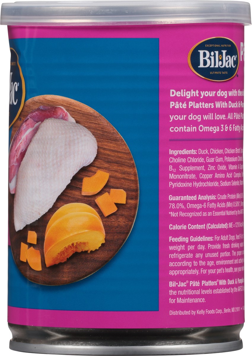 slide 2 of 9, Bil-Jac Pate Platters Super Premium Food for Dogs with Duck & Pumpkin 13 oz, 13 oz
