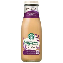 Starbucks RTD Starbucks Frappuccino Oatmilk Dark Chocolate Brownie Coffee Drink - 13.7 fl oz Bottle