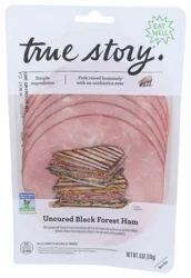 True Story Ham Uncured Black Forest, 6 Oz