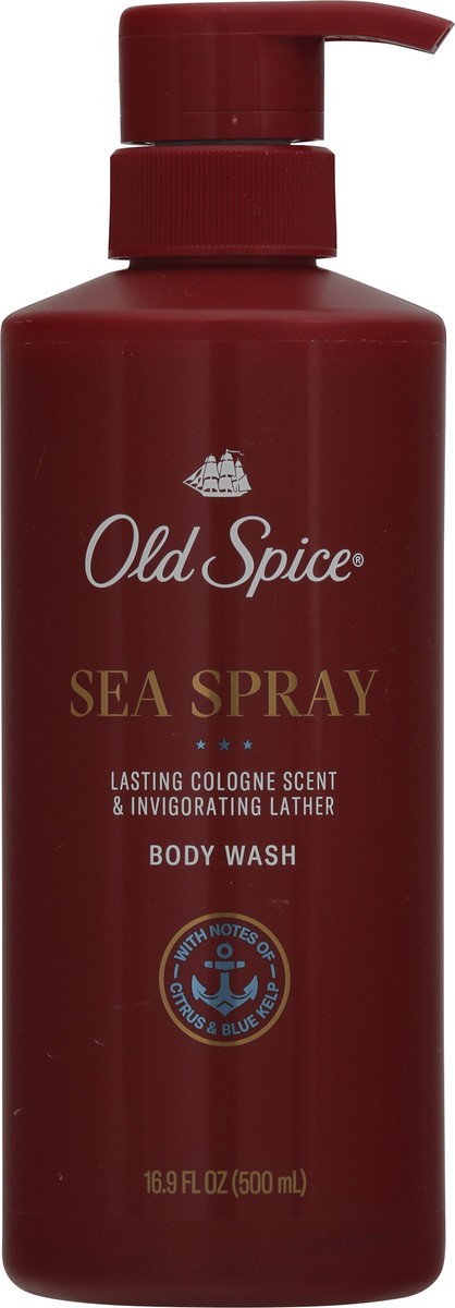 slide 7 of 9, Old Spice Sea Spray Body Wash 16.9 oz, 16.9 fl oz