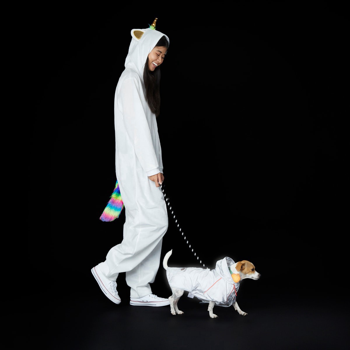 slide 5 of 6, Youly Reflective Retractable Dog Black 6-ft Leash, 1 ct