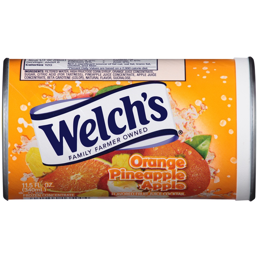 slide 1 of 1, Welch's Orange Pineapple Apple Frozen Concentrate, 11.5 fl oz