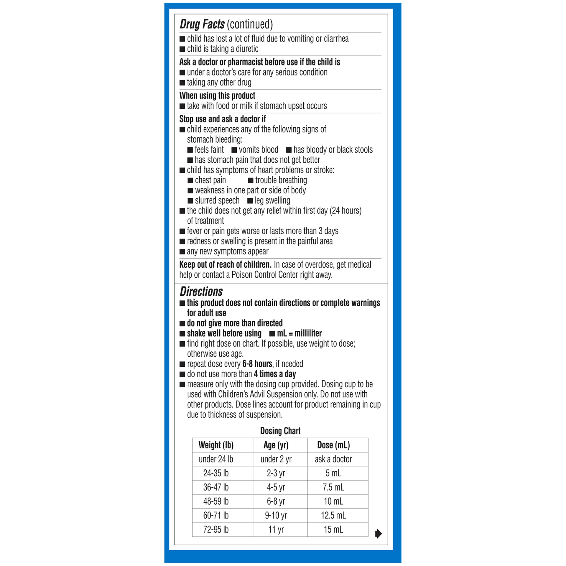 slide 2 of 7, Advil Children's Advil Pain Reliever and Fever Reducer, Liquid Children's Ibuprofen for Pain Relief, Bubble Gum - 4 Fl Oz, 4 fl oz