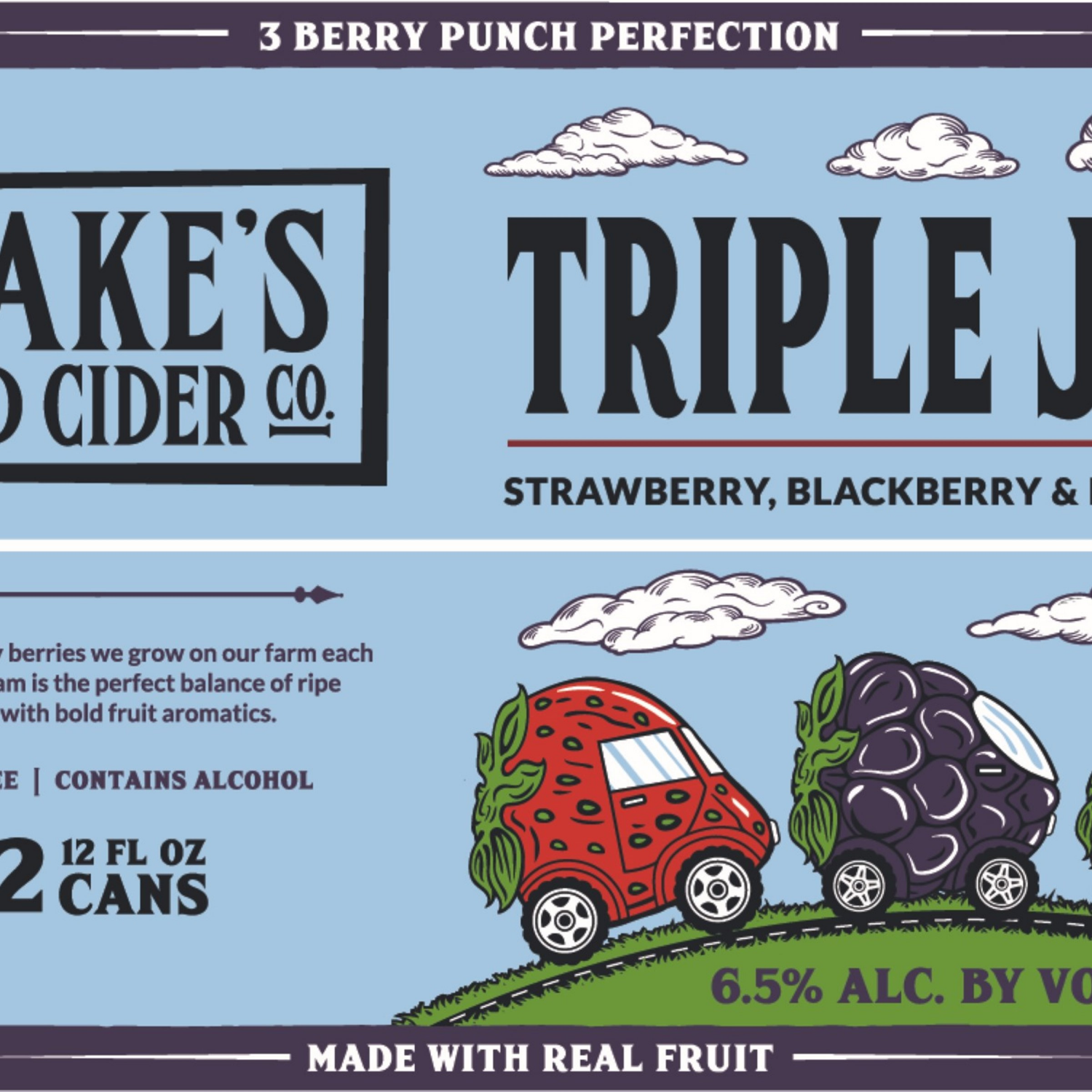 slide 2 of 3, Blake's Triple Jam, 12 ct; 12 oz