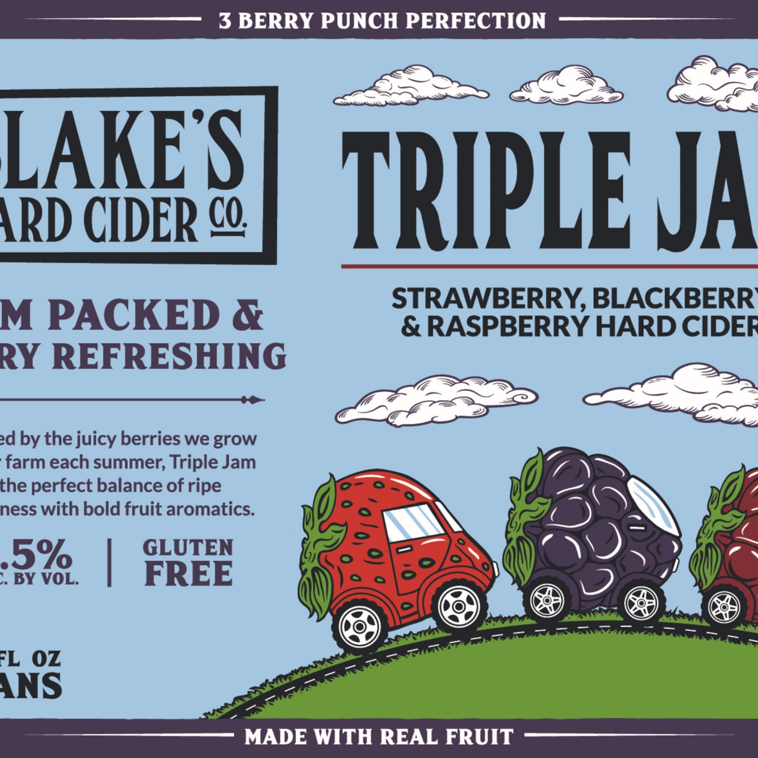 slide 1 of 3, Blake's Triple Jam, 12 ct; 12 oz