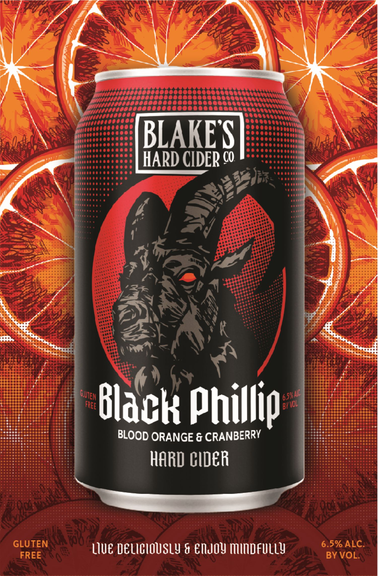 slide 3 of 3, Blake's Hard Cider Co. Blue Raspberry Hard Cider 6 - 12 fl oz Cans, 6 ct