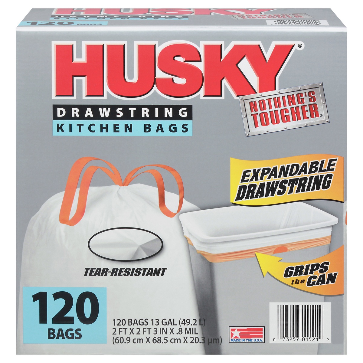 Husky Drawstring Kitchen 13 Gallon Trash Bags - Shop Trash Bags at H-E-B