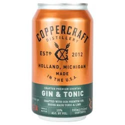 Coppercraft Distillery Gin & Tonic