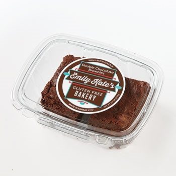 slide 1 of 1, Emily Kate's Gluten Free Bars Chocolate Brownie 4 Count, 8.5 oz