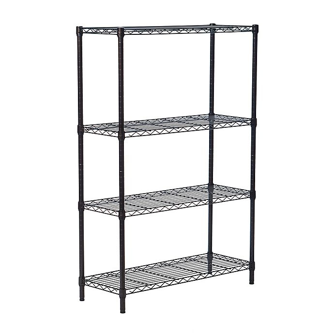 Trinity HeavyDuty 4Shelf Wire Rack Bronze 1 ct Shipt