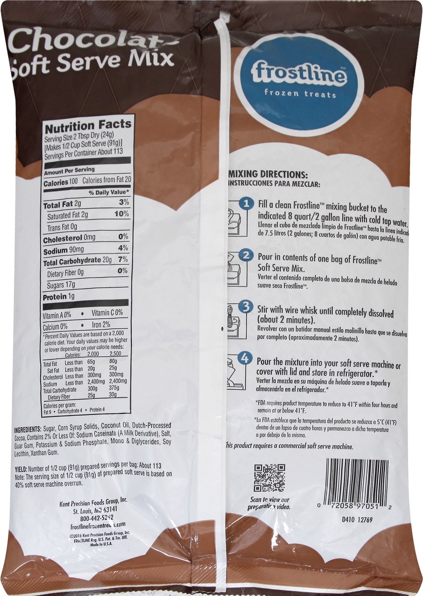 slide 9 of 13, Frostline Chocolate Soft Serve Mix - 6 lb, 6 lb