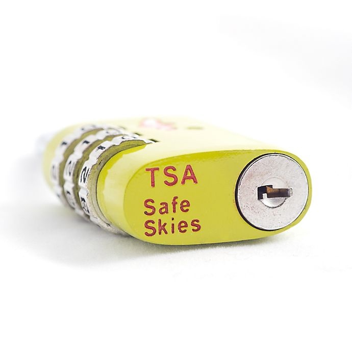 slide 3 of 5, Safe Skies 3-Dial TSA-Recognized Lock - Green, 2 ct