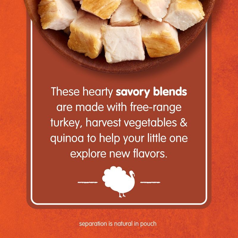 slide 3 of 6, Happy Baby Organics Savory Blends Stage 3 Baby Food Puree - 3.5oz, 3.5 oz