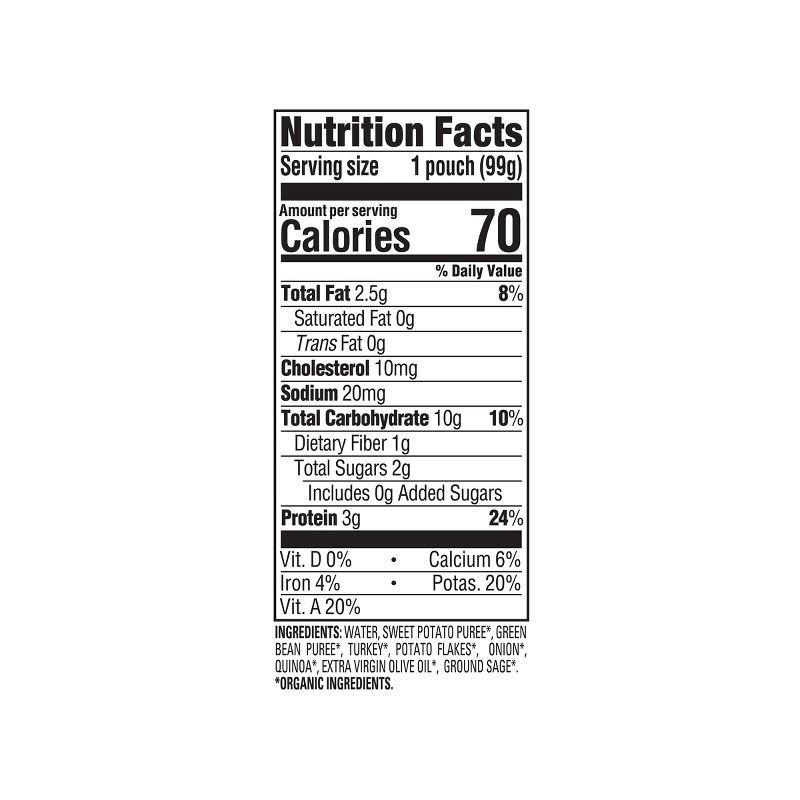 slide 6 of 6, Happy Baby Organics Savory Blends Stage 3 Baby Food Puree - 3.5oz, 3.5 oz