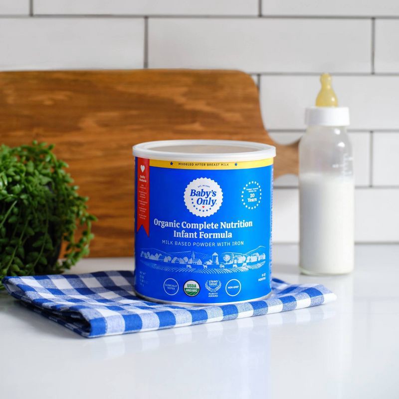 slide 7 of 9, Baby's Only Organic Complete Nutrition Infant Formula Powder - 21oz, 21 oz