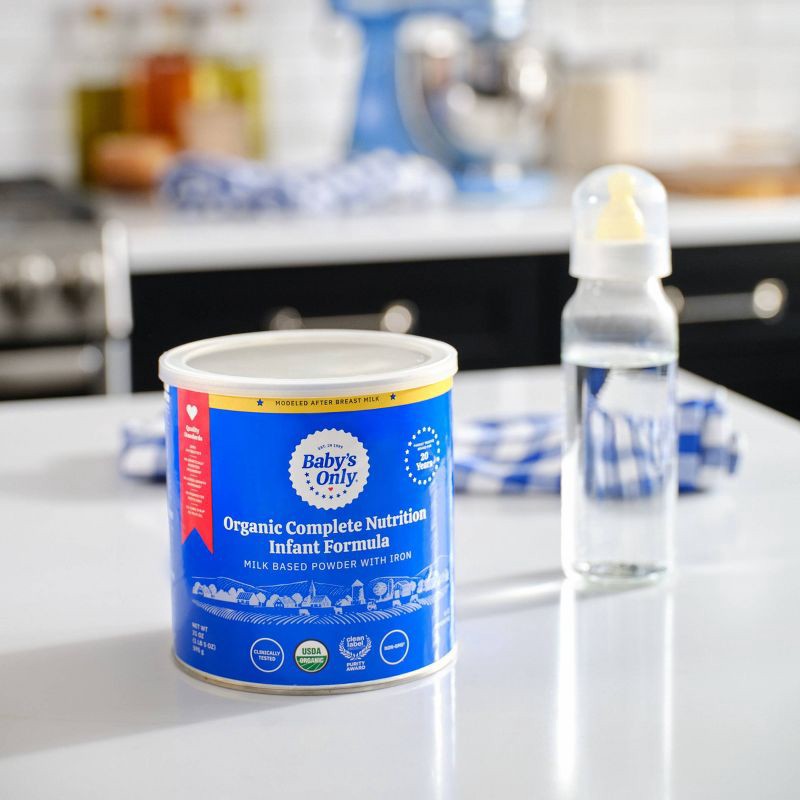 slide 4 of 9, Baby's Only Organic Complete Nutrition Infant Formula Powder - 21oz, 21 oz