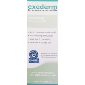 slide 1 of 1, Exederm Cleansing Body Wash, 8 oz