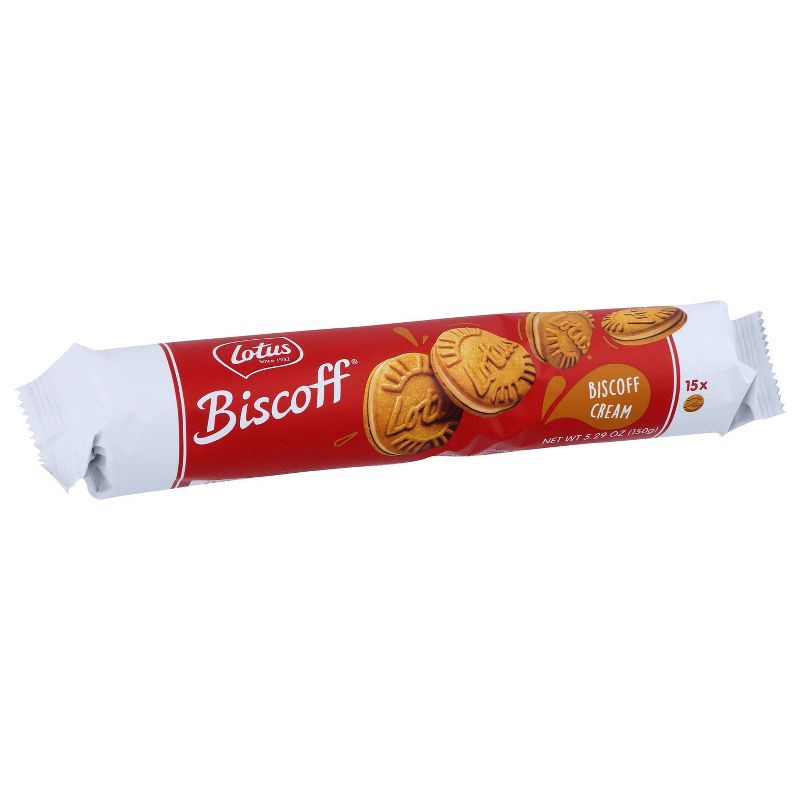 slide 2 of 5, Lotus Sandwich Biscoff Cream Cookies - 5.29oz, 5.29 oz