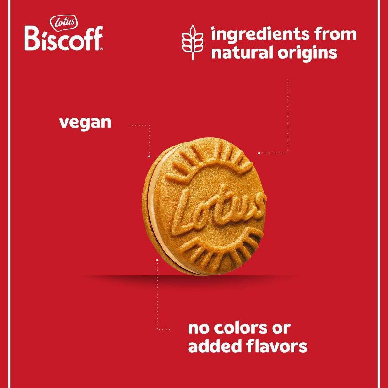 slide 5 of 5, Lotus Sandwich Biscoff Cream Cookies - 5.29oz, 5.29 oz