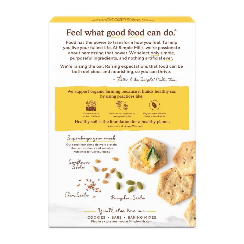 slide 2 of 4, Simple Mills Original Organic Seed Crackers - 4.25oz, 4.25 oz