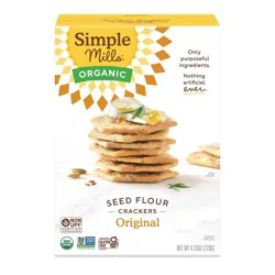 Simple Mills Original Organic Seed Crackers - 4.25oz