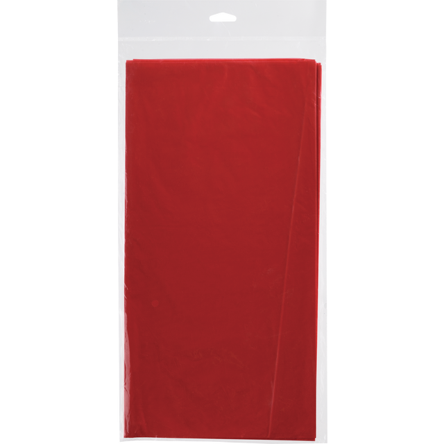 slide 1 of 1, Celebrations Tablecover Plastic Classic Red, 1 ct