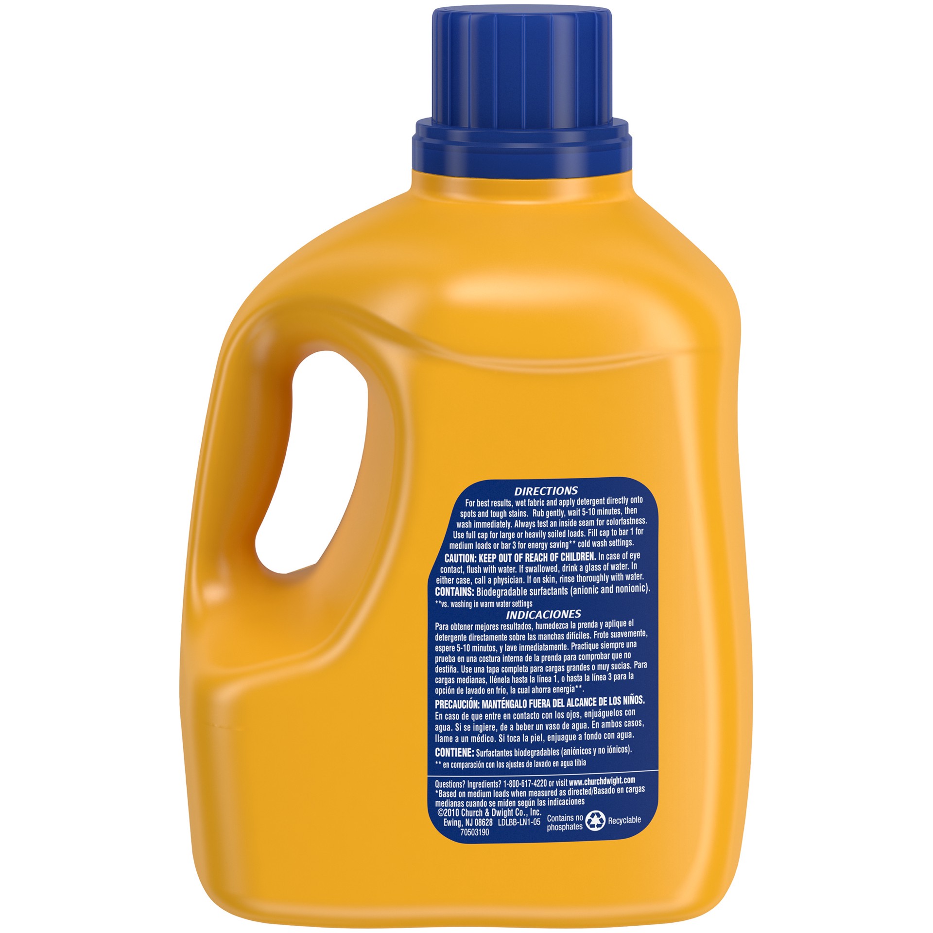 slide 3 of 5, Arm & Hammer Clean Burst, 100 Loads Liquid Laundry Detergent, 150 Fl oz, 150 oz