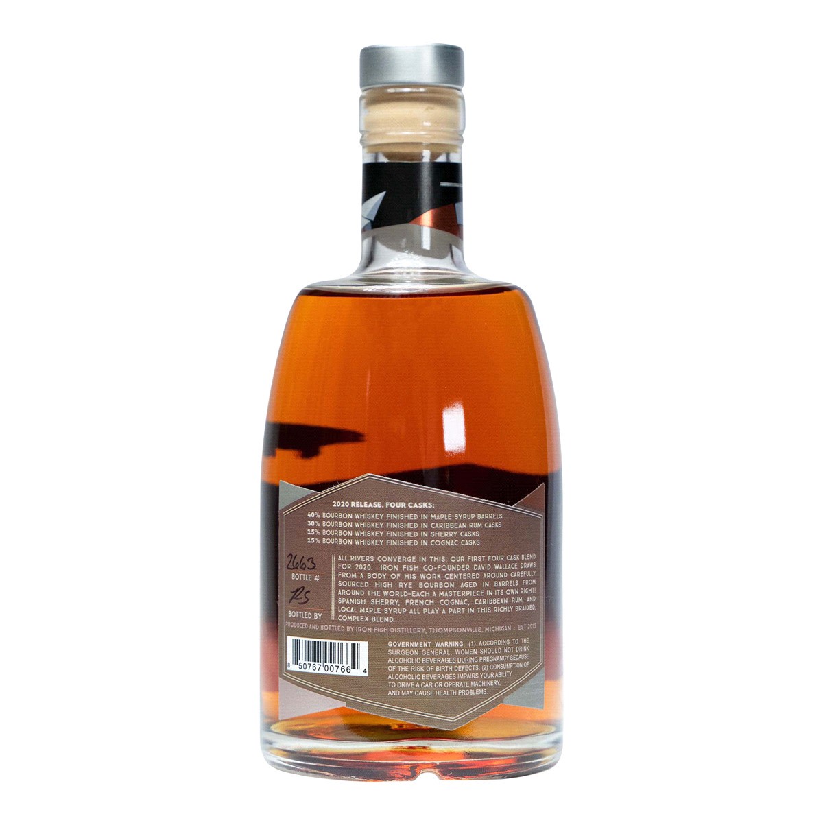 slide 2 of 2, Iron Fish Four Cask Bourbon, 750 ml